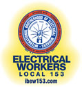 Electrical Workers Local 153 Logo