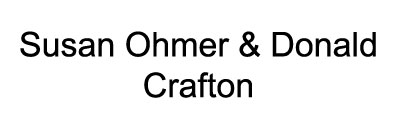 Susan Ohmer & Donald Crafton