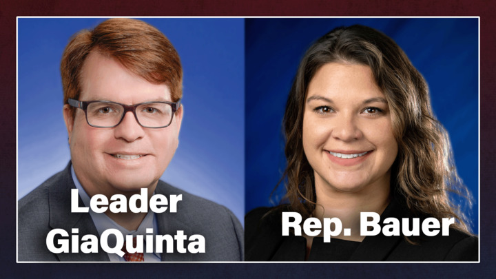 Rep. Phil GiaQuinta and Rep. Maureen Bauer Photo