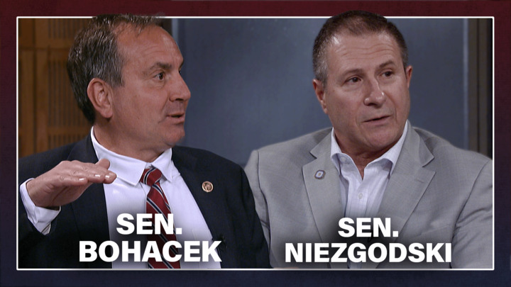 Sen. Mike Bohacek and Sen. David Niezgodski Photo