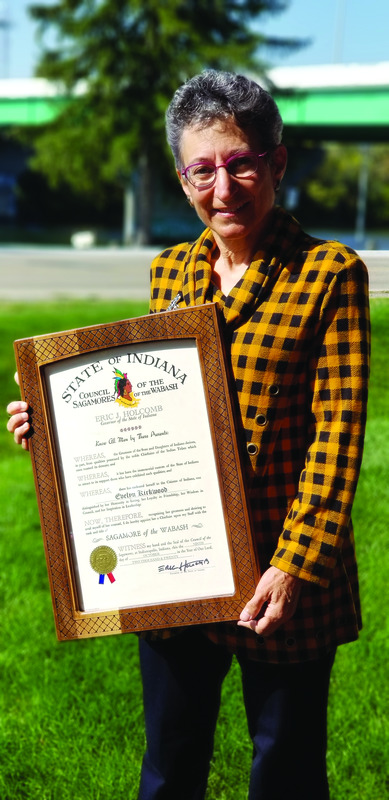 Evie Kirkwood receives Sagamore of the Wabash Image