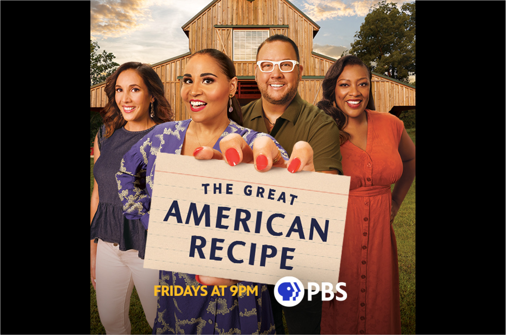 The Great American Recipe. Fridays at 9pm on PBS
