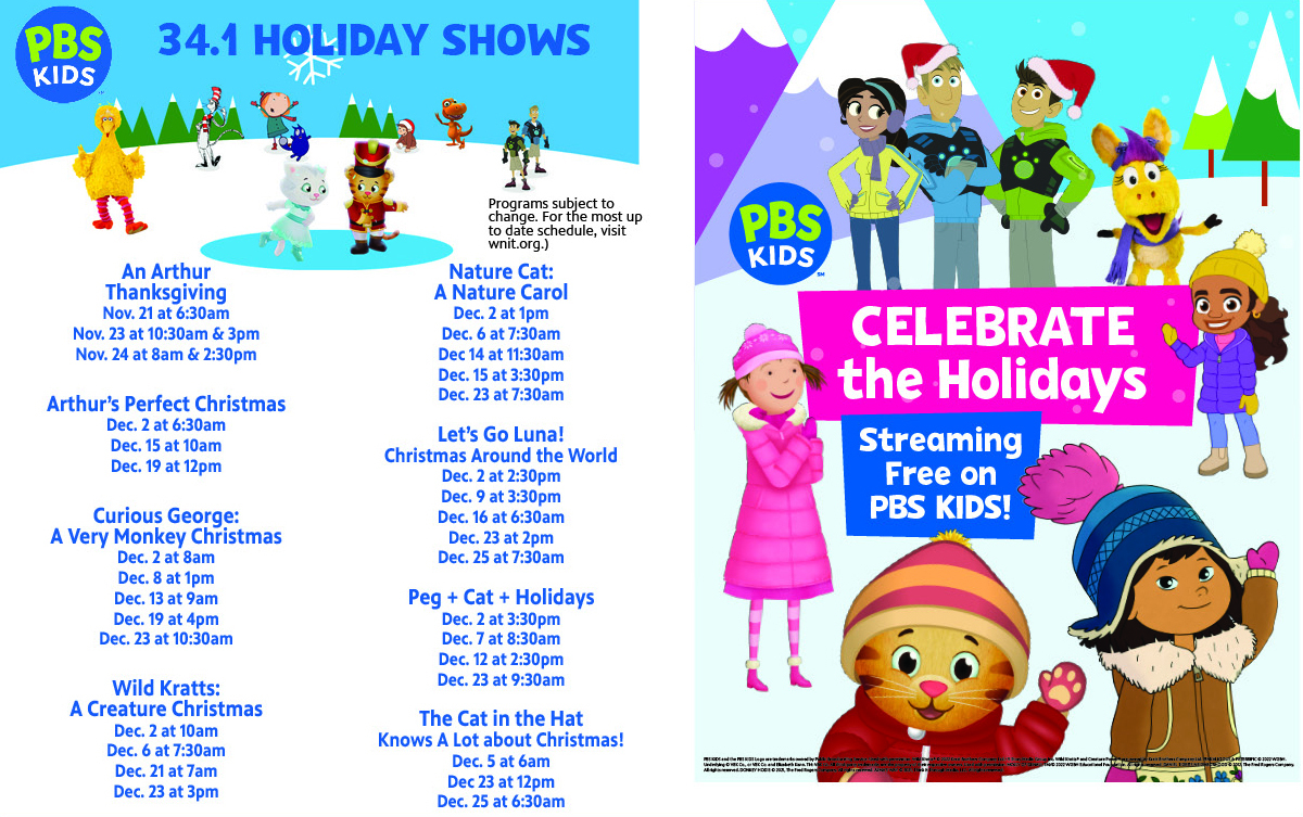 Kids Holiday Specials Graphic