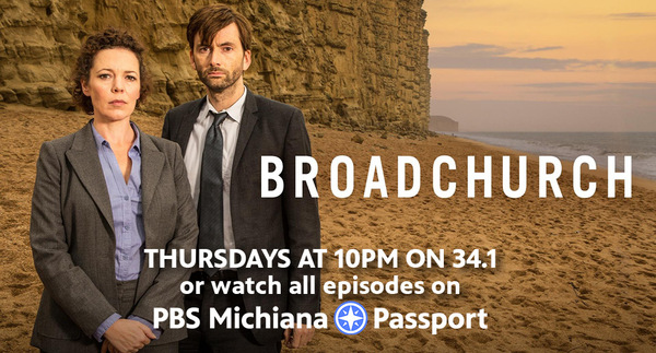Broadchurch airs on Thursday at 10pm on 34.1 or watch all episodes on PBS Michiana Passport.