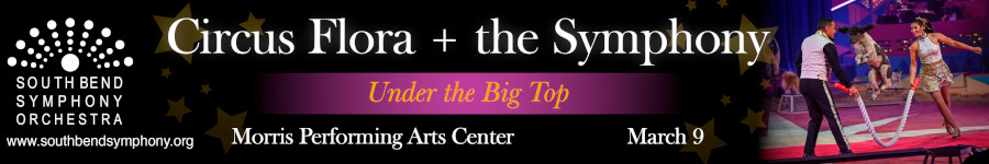 Circus Flora + the Symphony: Under the Big Top. South Bend SYmphony Orchestra On March 9th, 2024