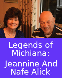 Logo for Legends of Michiana: <br>Jeannine And Nafe Alick