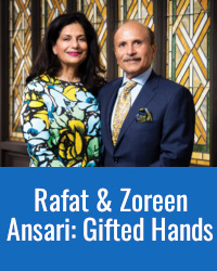 Logo for Rafat & Zoreen Ansari: Gifted Hands