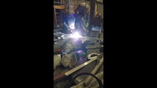 Various photos of the restoration of the fountain