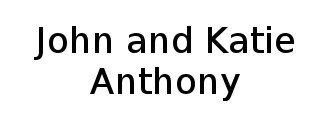 John and Katie Anthony Logo