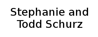 Stephanie and Todd Schurz Logo