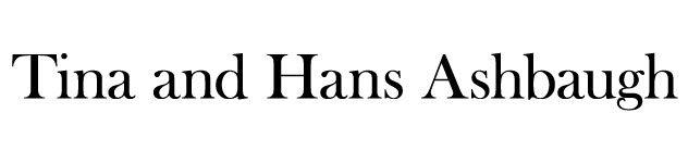 Tina and Hans Ashbaugh Logo